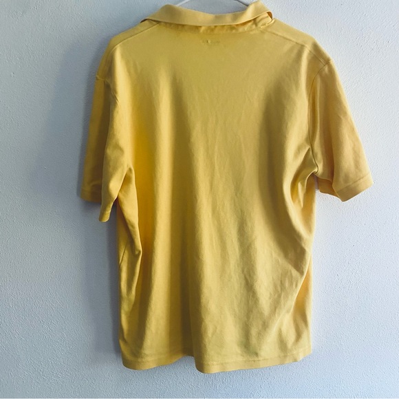 Lands End yellow polo shirt - Picture 6 of 9